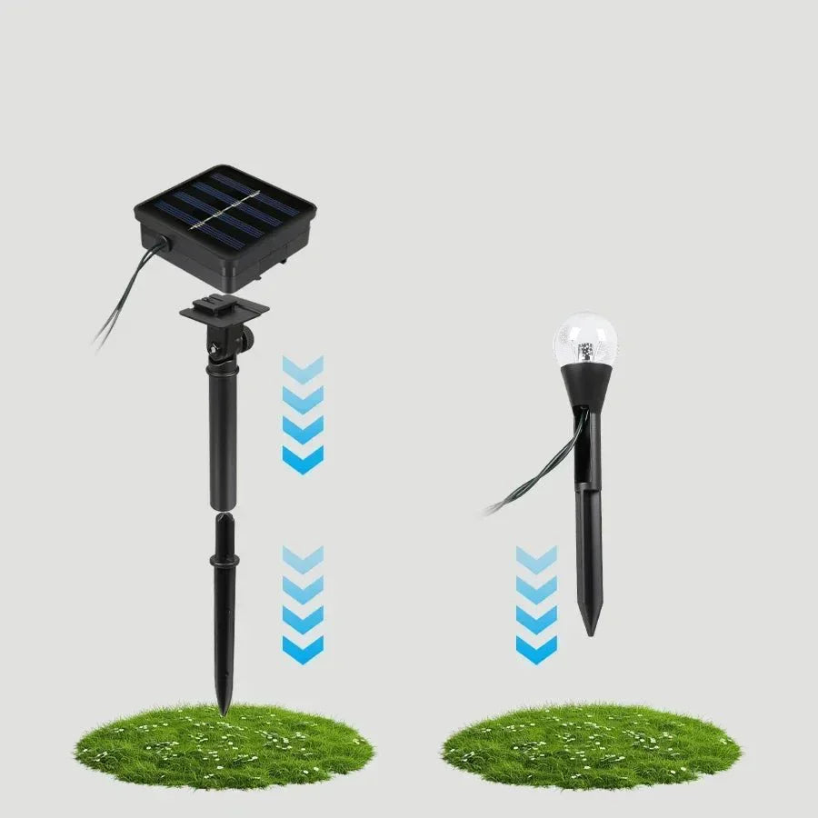 Solar String Light with Crystal LED Glow