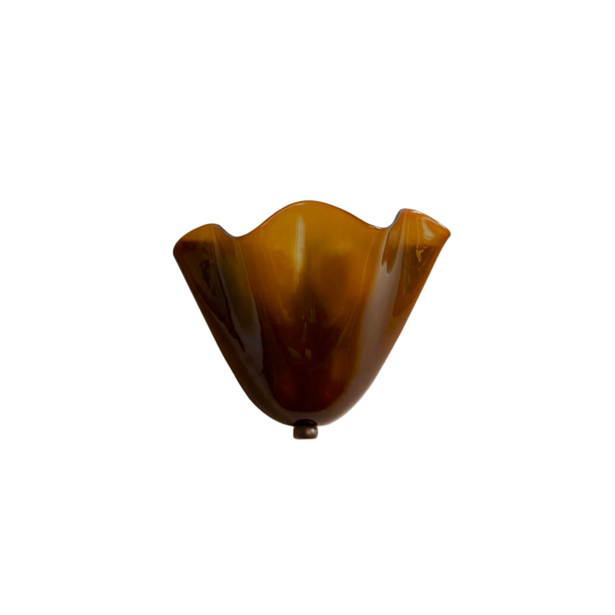 Stained Glass Wall Sconce Shell Design Light