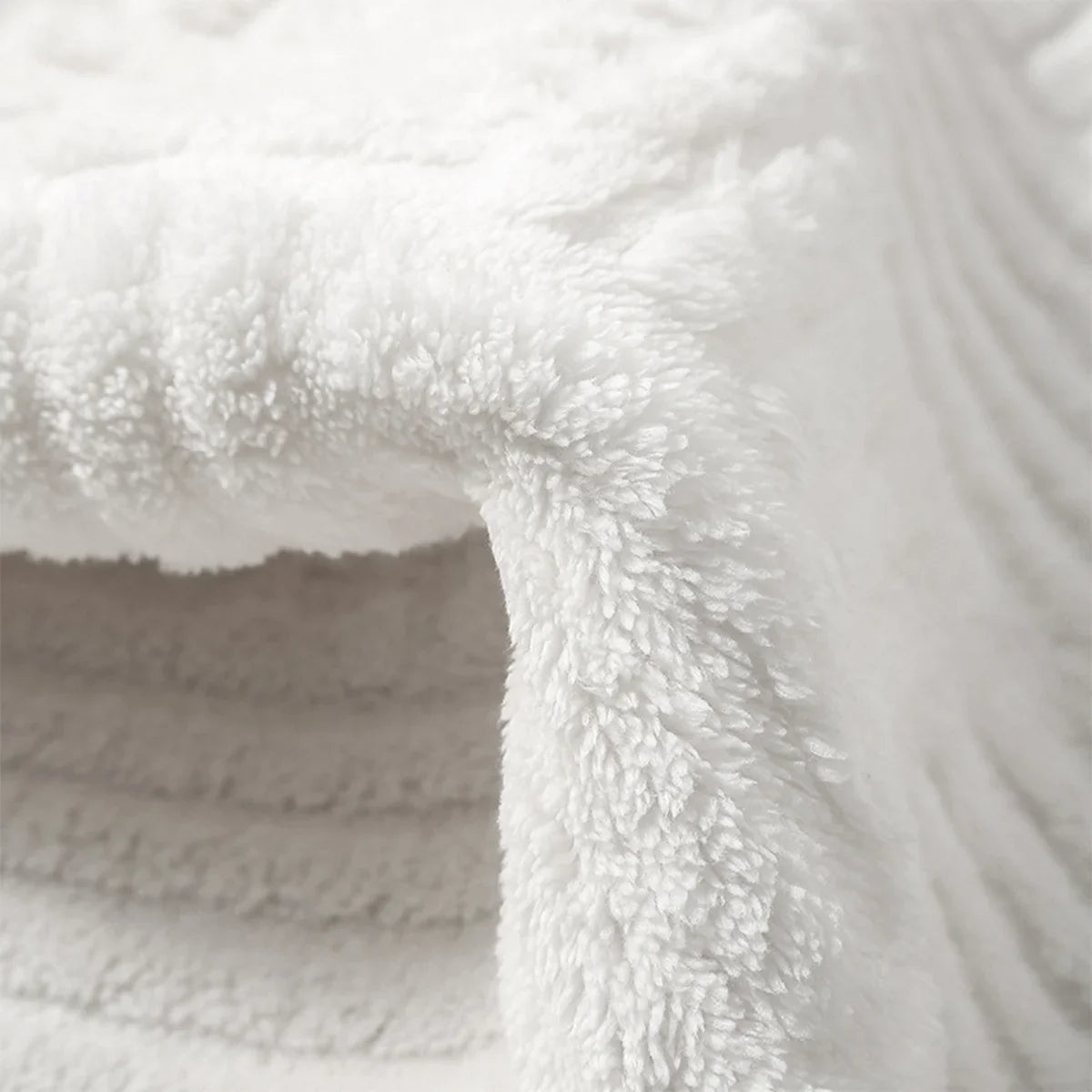 Striped Non Slip Bath Mat with Soft Plush