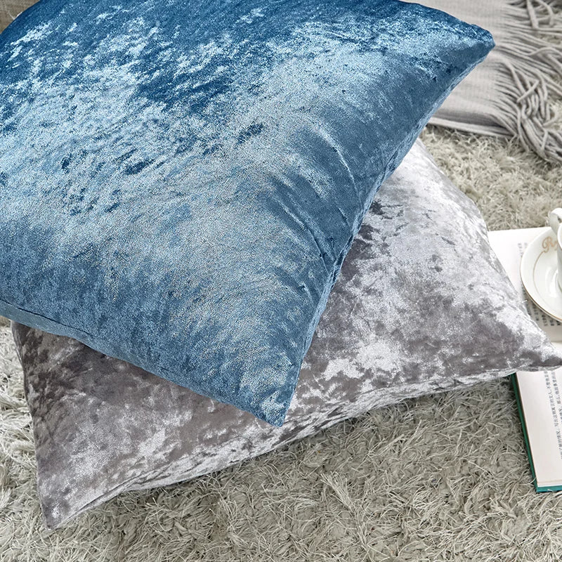 Velvet Decorative Pillow with Soft Shine