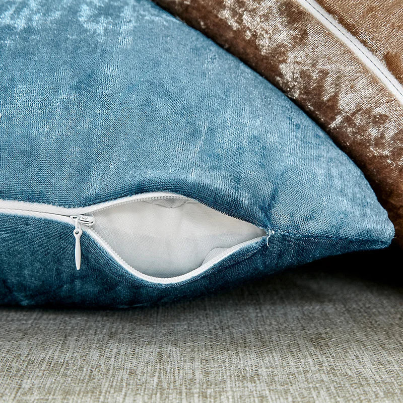 Velvet Decorative Pillow with Soft Shine