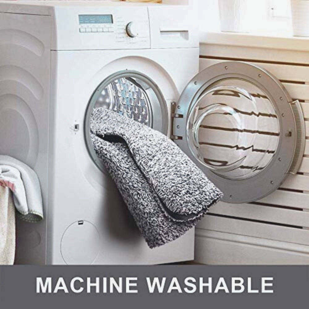 Washable Microfiber Doormat with Grip Base
