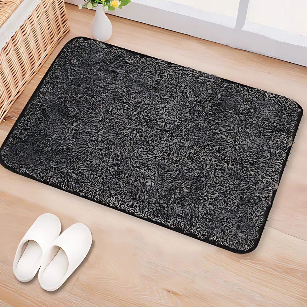 Washable Microfiber Doormat with Grip Base