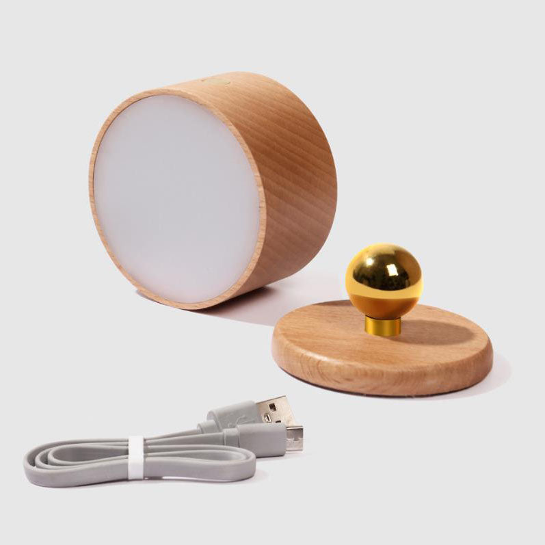 Wood Wall Sconce with LED Light Minimalist