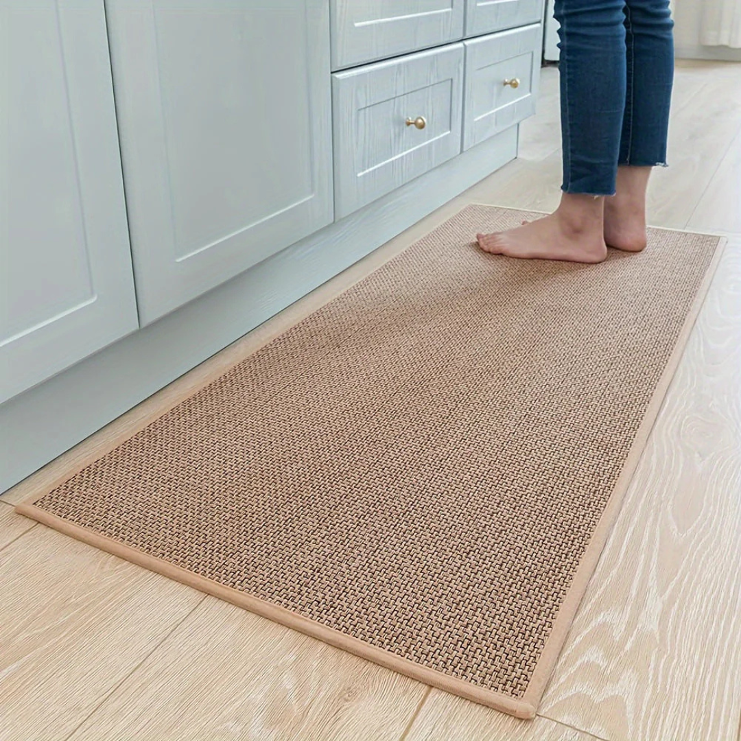 Woven Floor Mat with Durable Textured Top