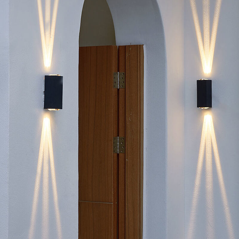 Aluminium LED Rectangular Wall Sconce Light