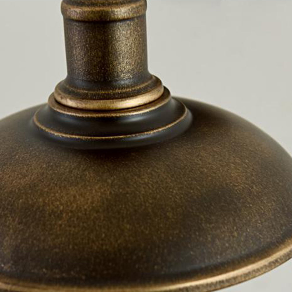 Vintage Industrial Iron Bowl LED Wall Light