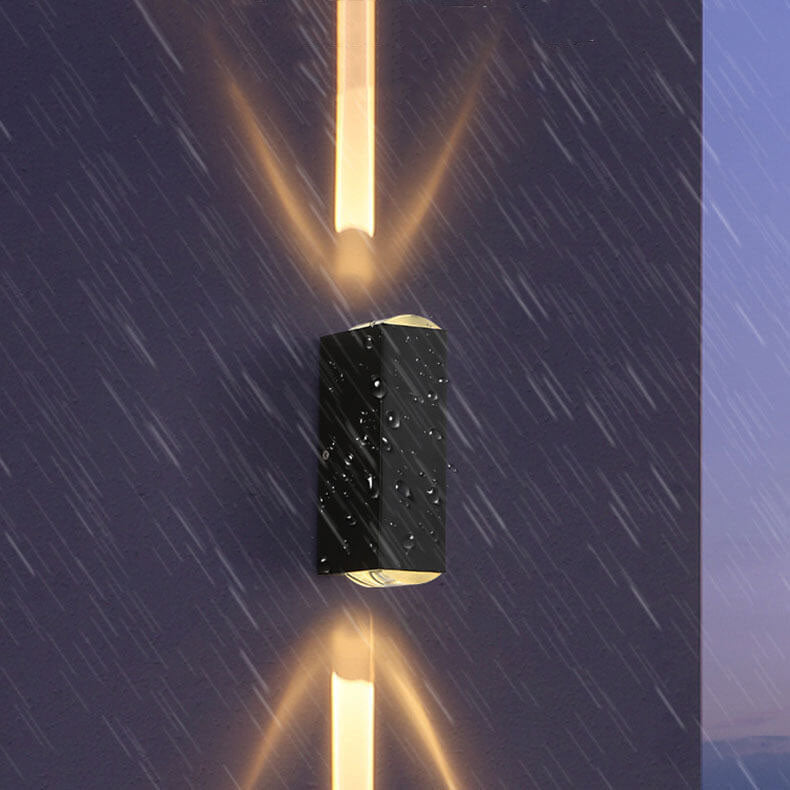 Aluminium LED Rectangular Wall Sconce Light