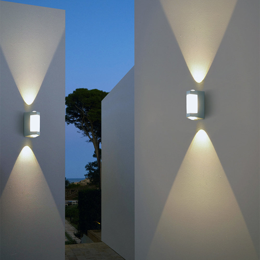 Nordic Acrylic LED Wall Light Up Down Outdoor