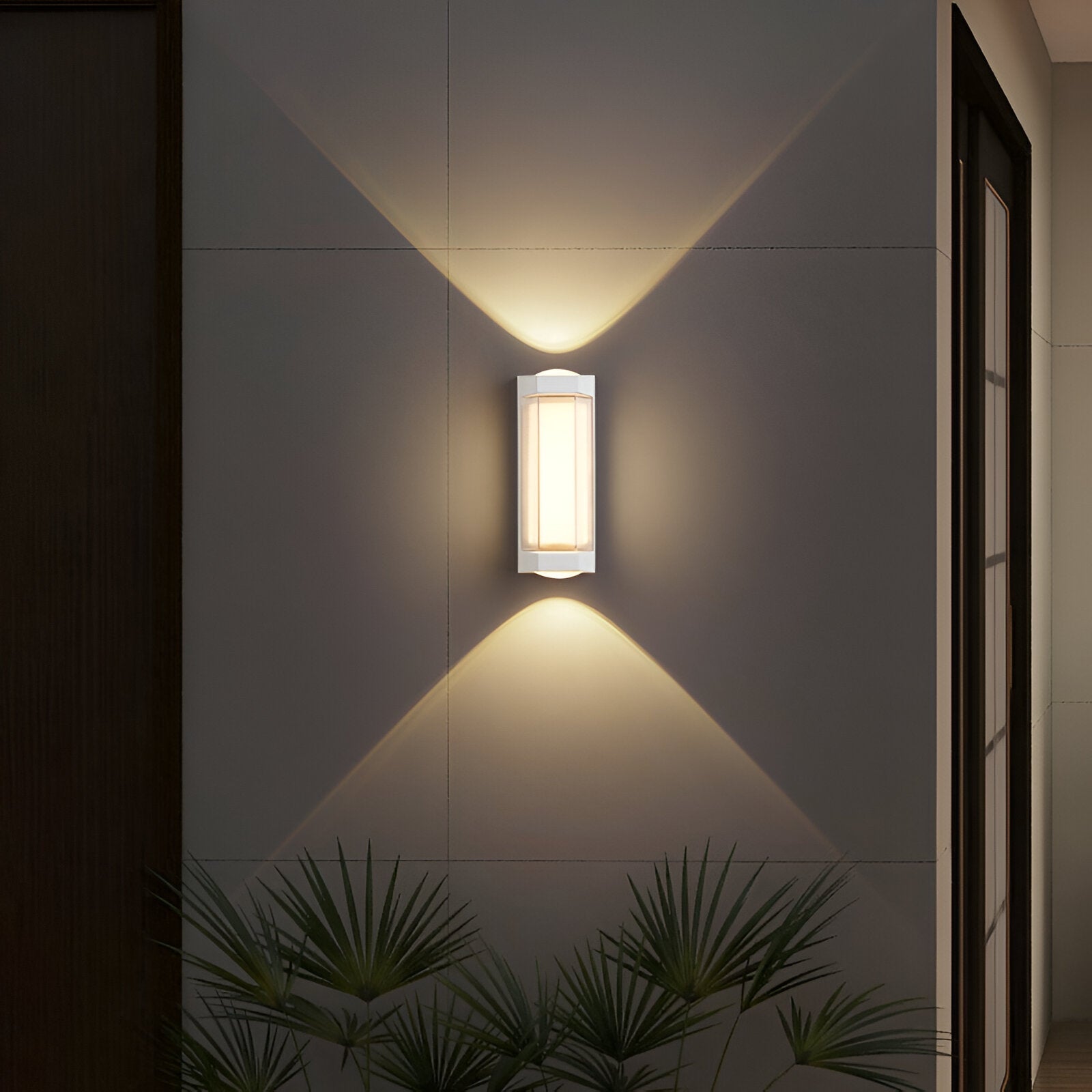 Nordic Acrylic LED Wall Light Up Down Outdoor