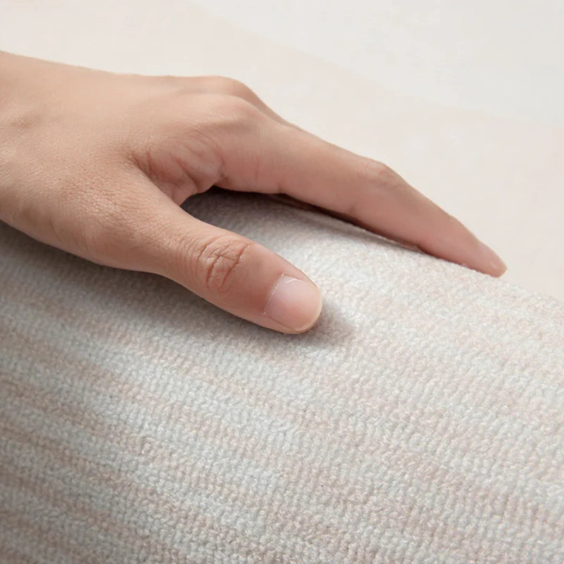 Abstract Plush Rug with Irregular Shape