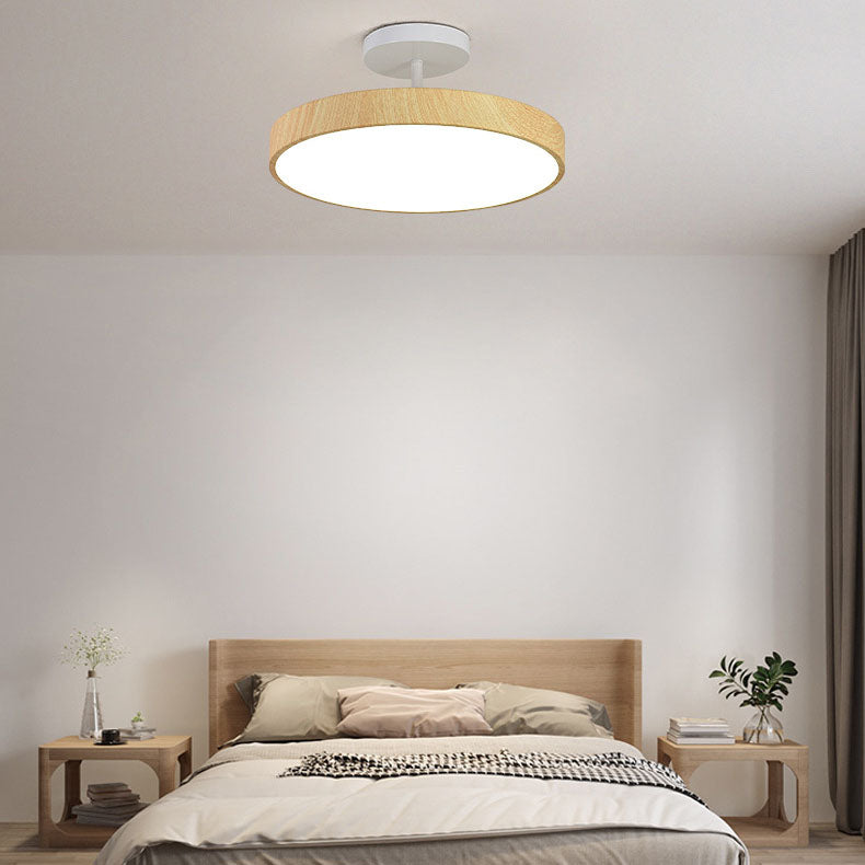 Acrylic Ceiling Light with Round LED Semi Flush
