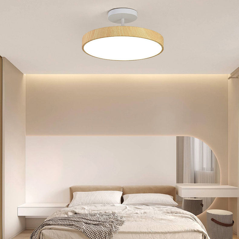 Acrylic Ceiling Light with Round LED Semi Flush