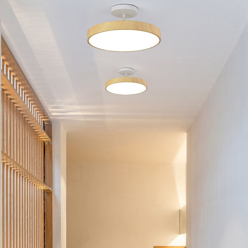 Acrylic Ceiling Light with Round LED Semi Flush