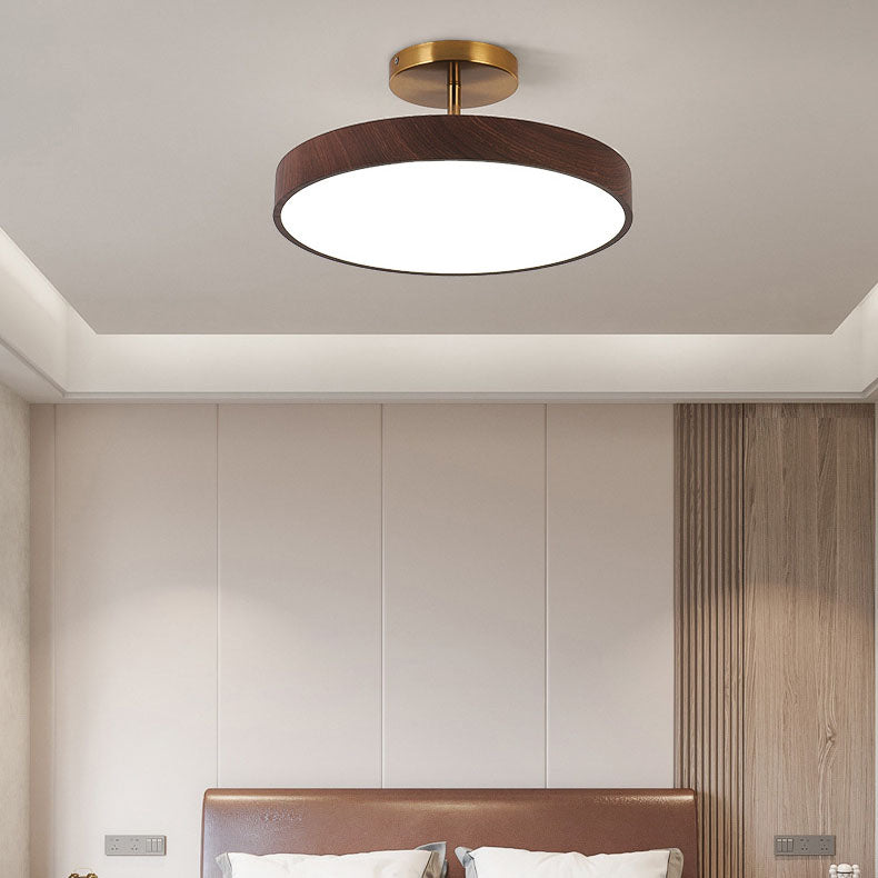 Acrylic Ceiling Light with Round LED Semi Flush