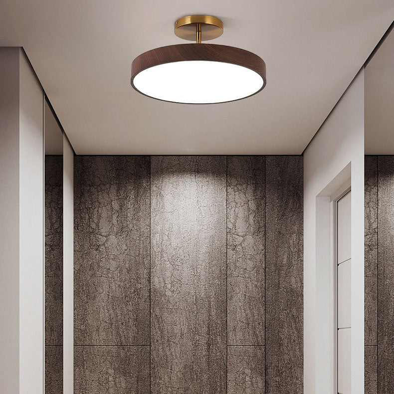 Acrylic Ceiling Light with Round LED Semi Flush