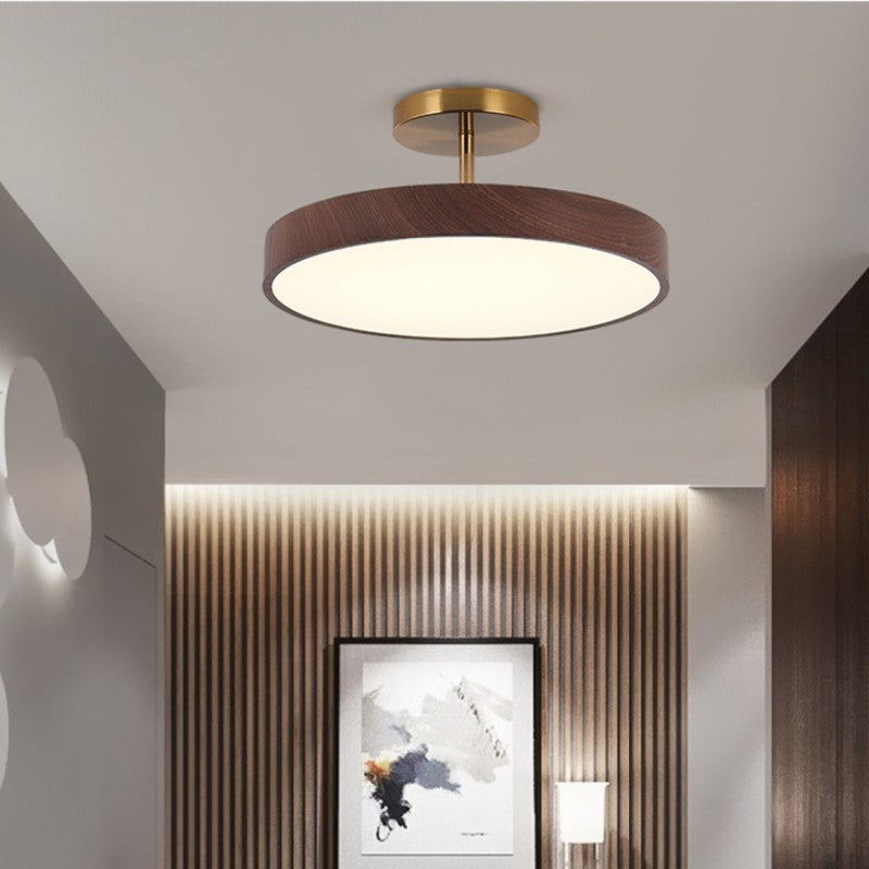 Acrylic Ceiling Light with Round LED Semi Flush