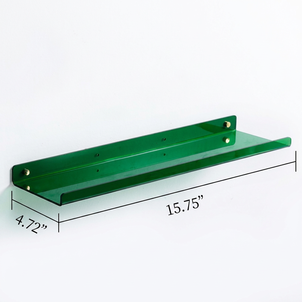 Acrylic Floating Wall Shelves with Display