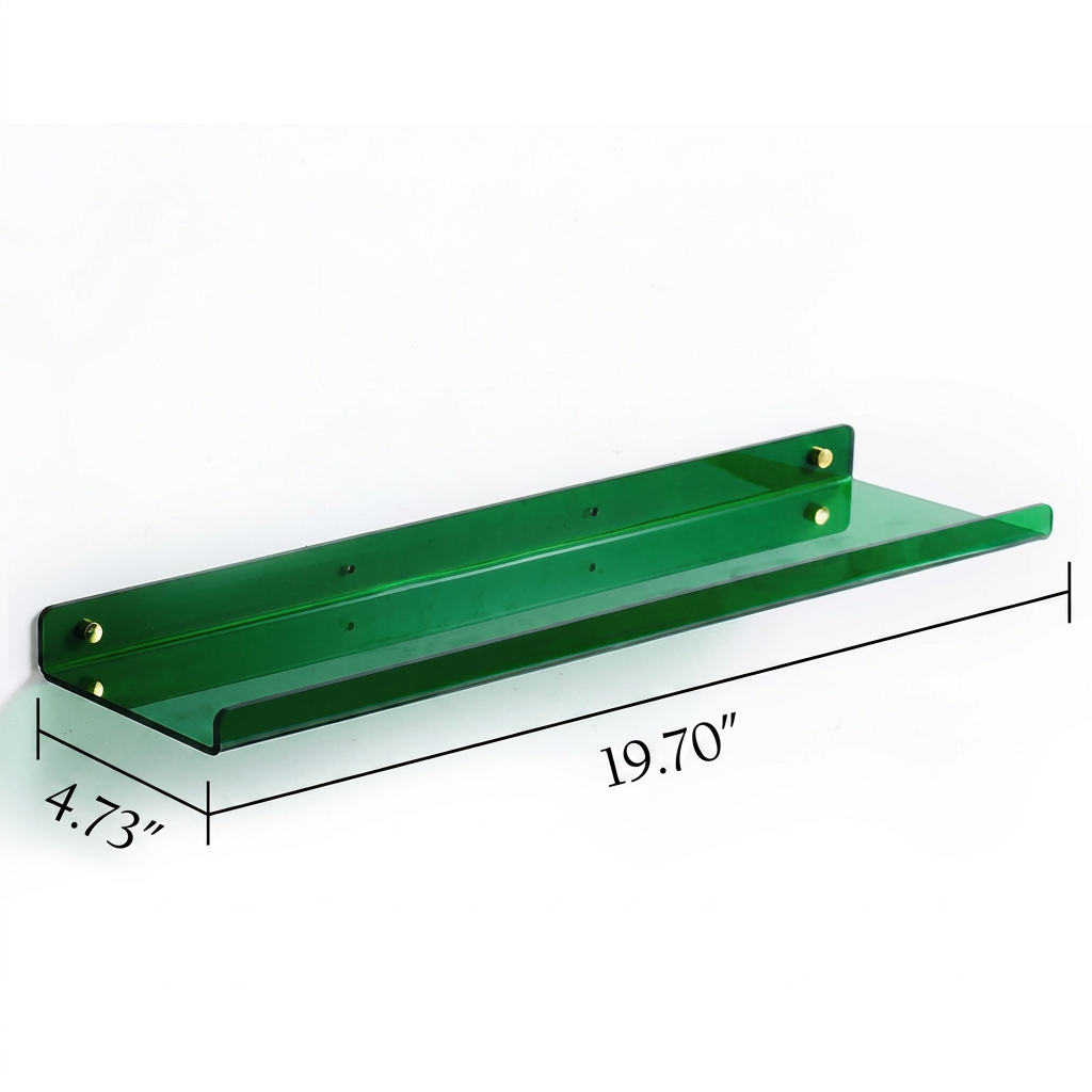 Acrylic Floating Wall Shelves with Display