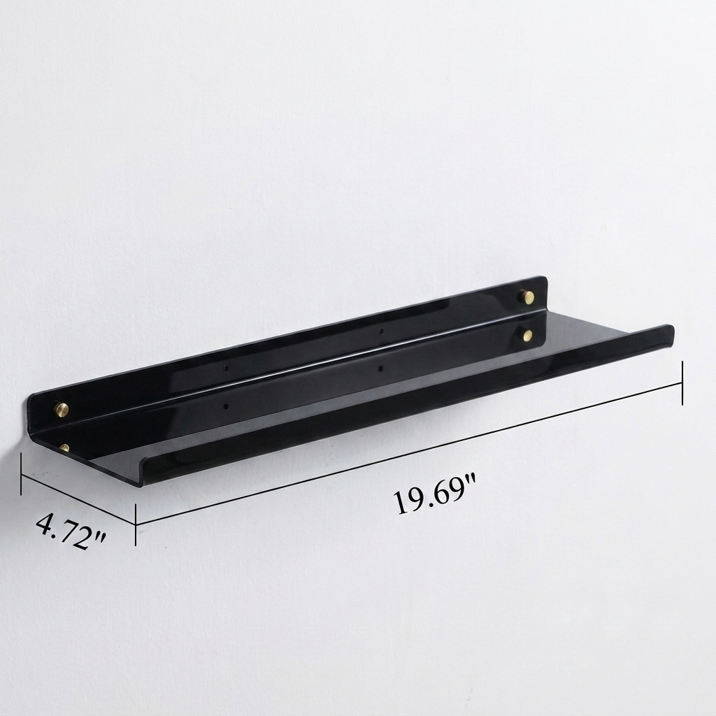 Acrylic Floating Wall Shelves with Display