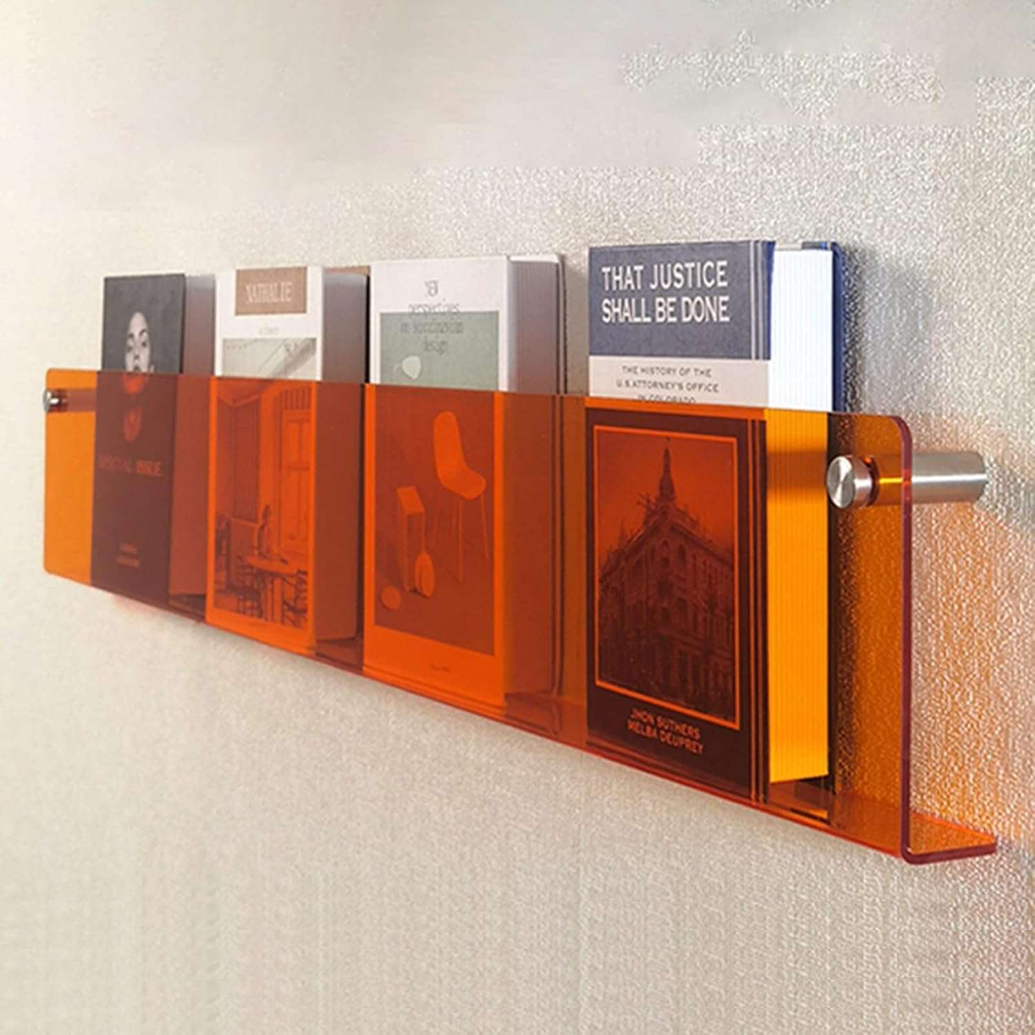 Acrylic Wall Magazine Rack Floating Shelf