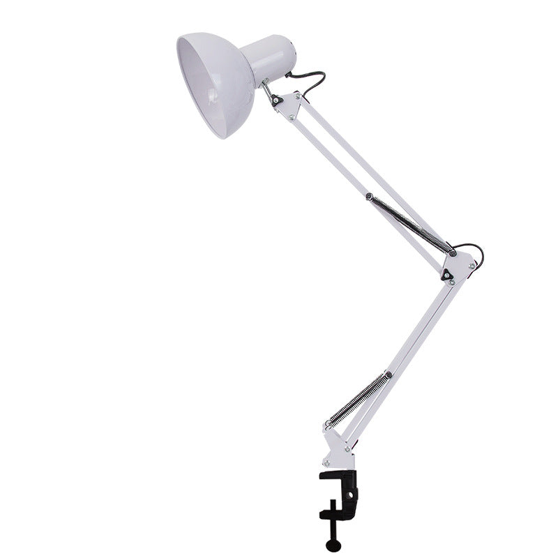 Adjustable Metal Table Lamp with Clip On Base