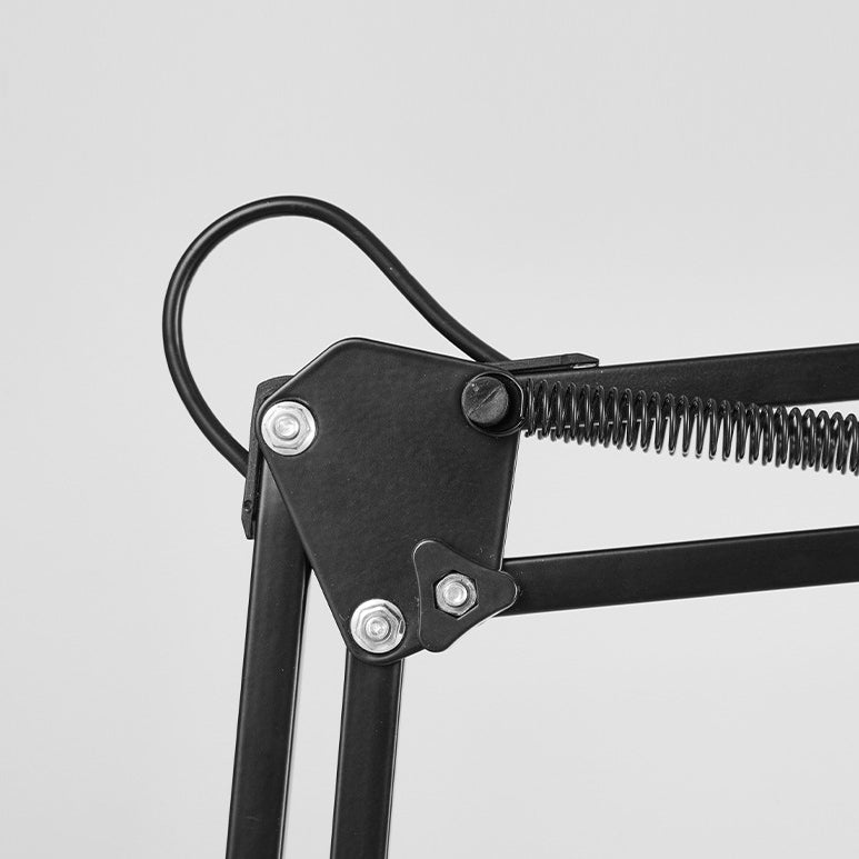Adjustable Metal Table Lamp with Clip On Base