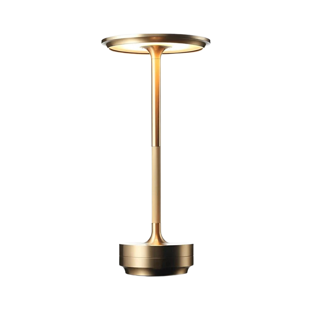 Aluminium Table Lamp with Rechargeable LED Light