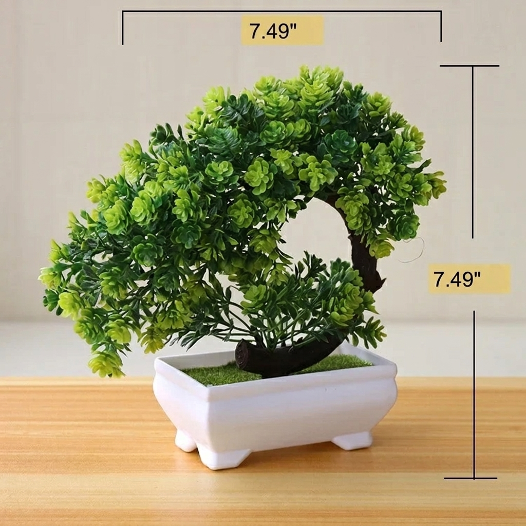 Artificial Bonsai Tree with Decorative Pot
