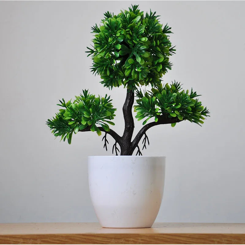 Artificial Bonsai Tree with Decorative Pot