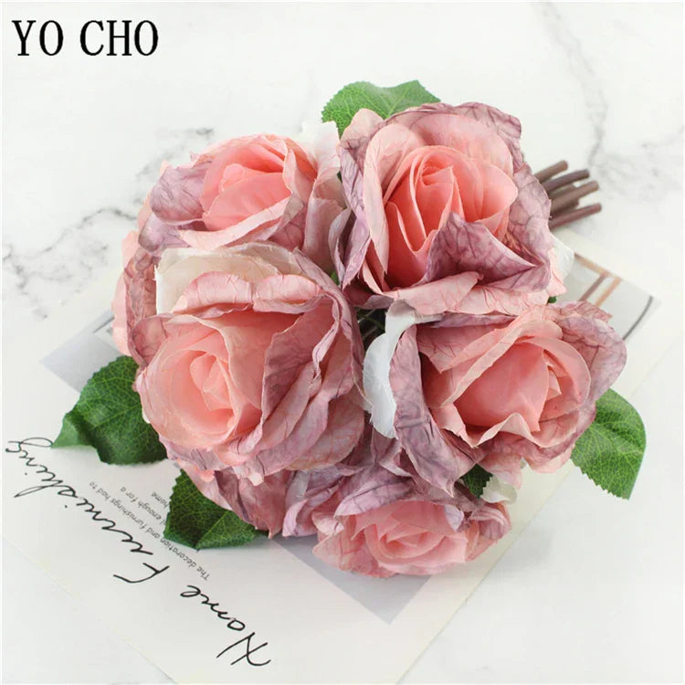 Artificial Peony Bouquet with Lifelike Blooms