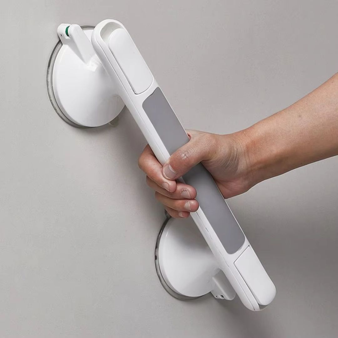 Bathroom Grab Bar with Safety Lock Grip