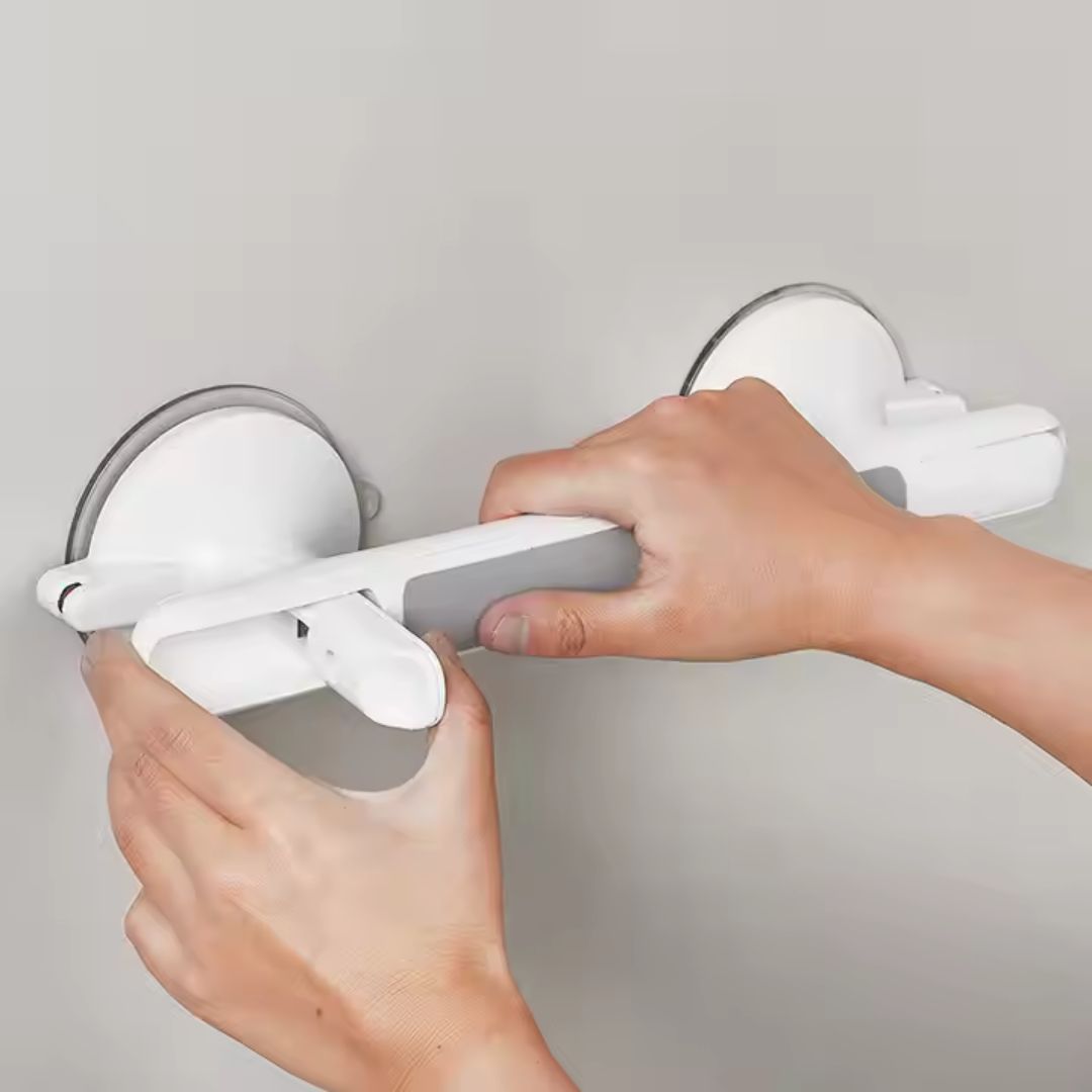 Bathroom Grab Bar with Safety Lock Grip