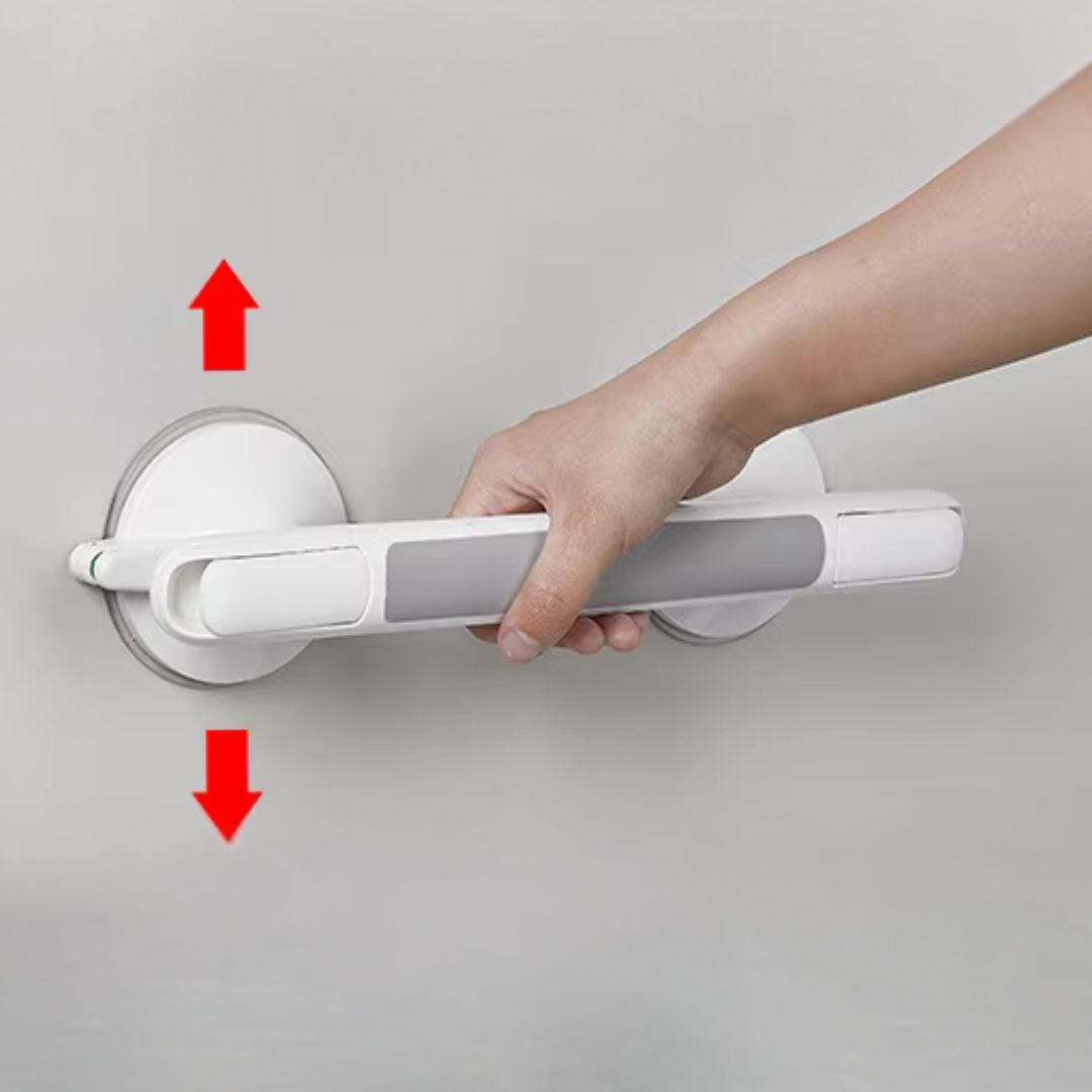 Bathroom Grab Bar with Safety Lock Grip