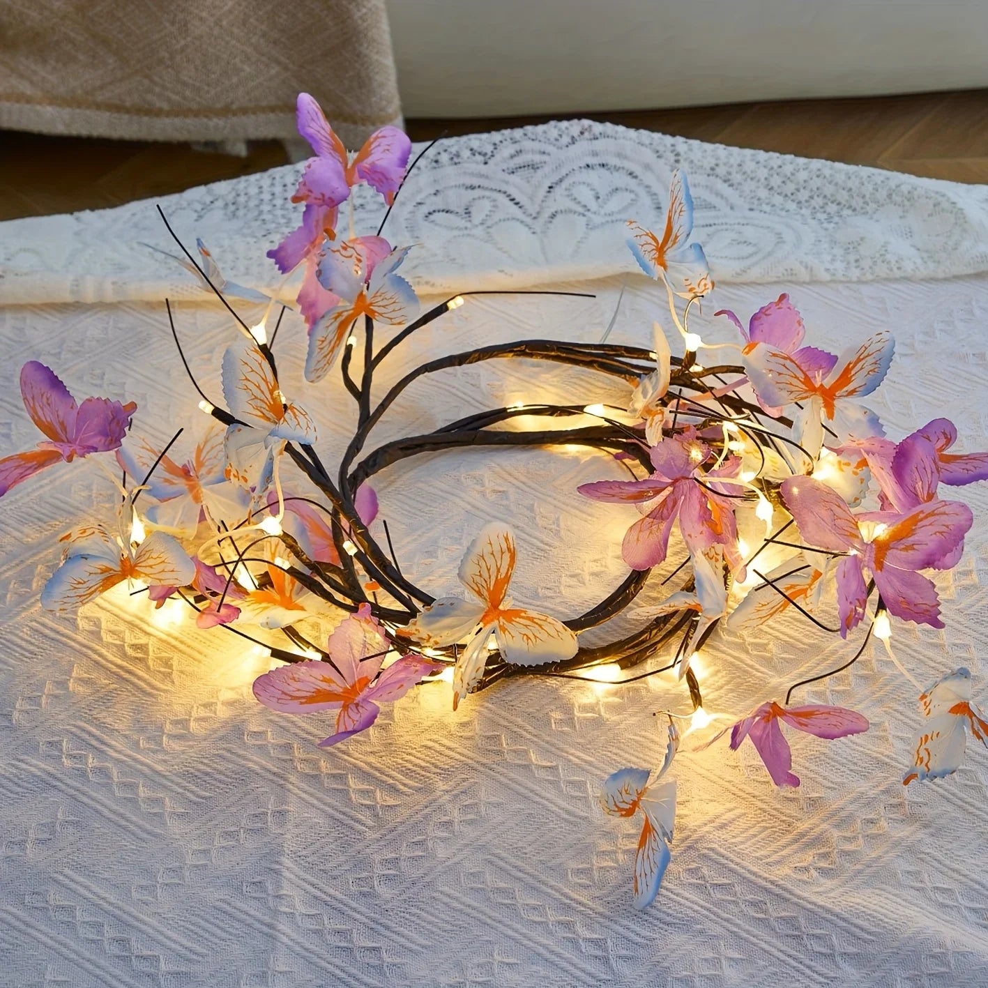 Butterfly Branch String Light with LEDs