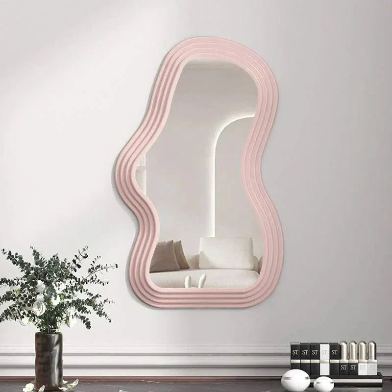 Cloud Wall Mirror with Decorative Frame