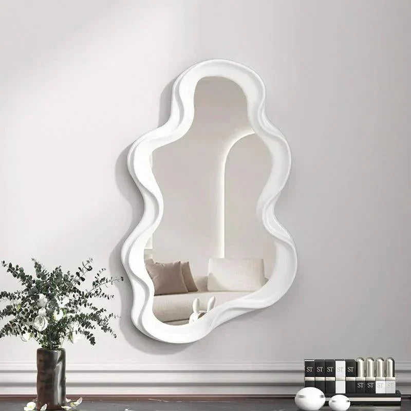 Cloud Wall Mirror with Decorative Frame