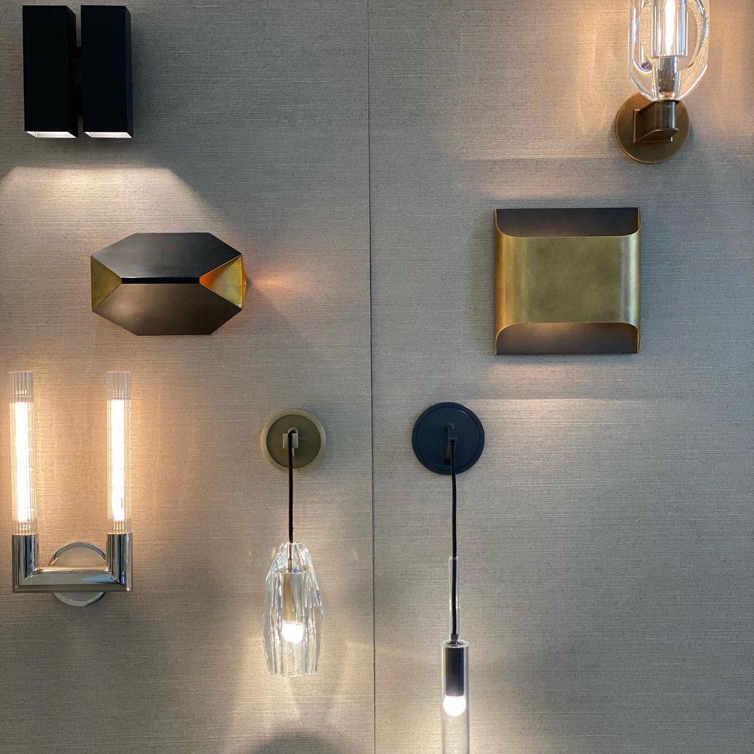 Copper Wall Sconce with Curved LED Light Panel