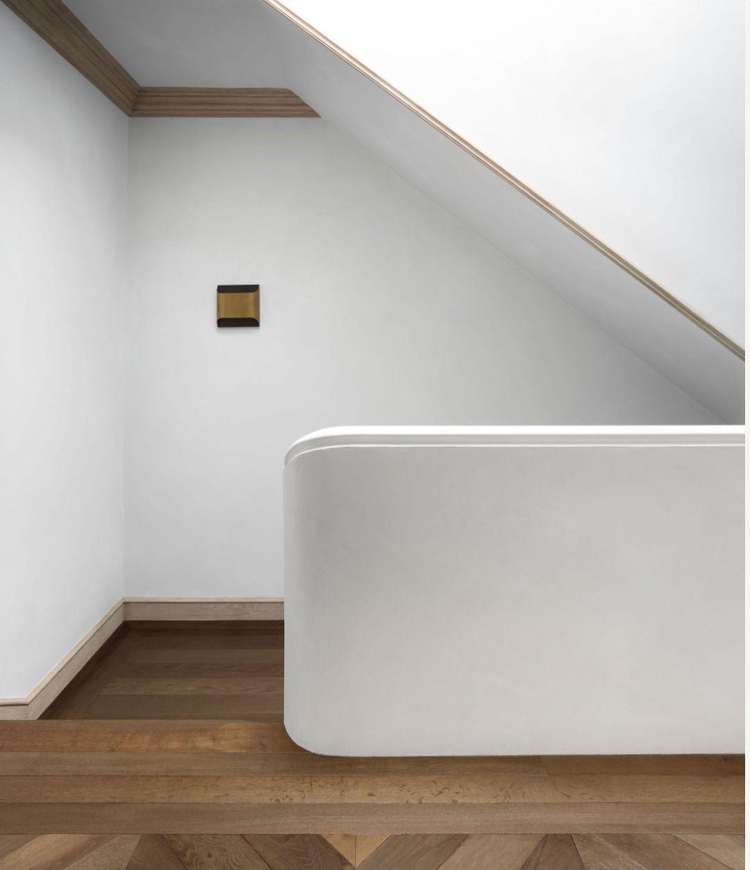 Copper Wall Sconce with Curved LED Light Panel