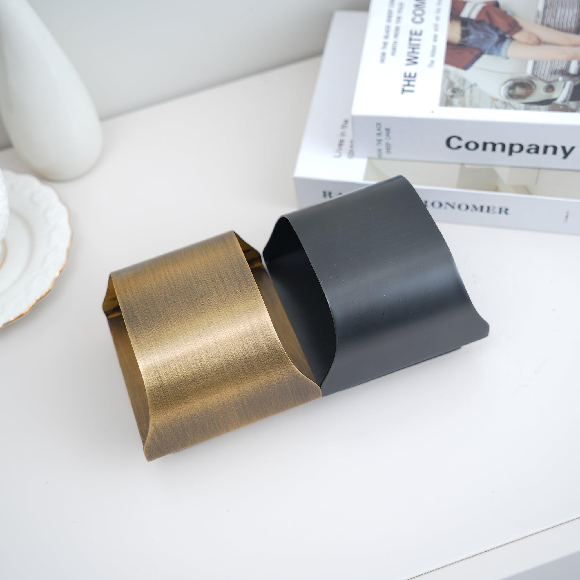Copper Wall Sconce with Curved LED Light Panel