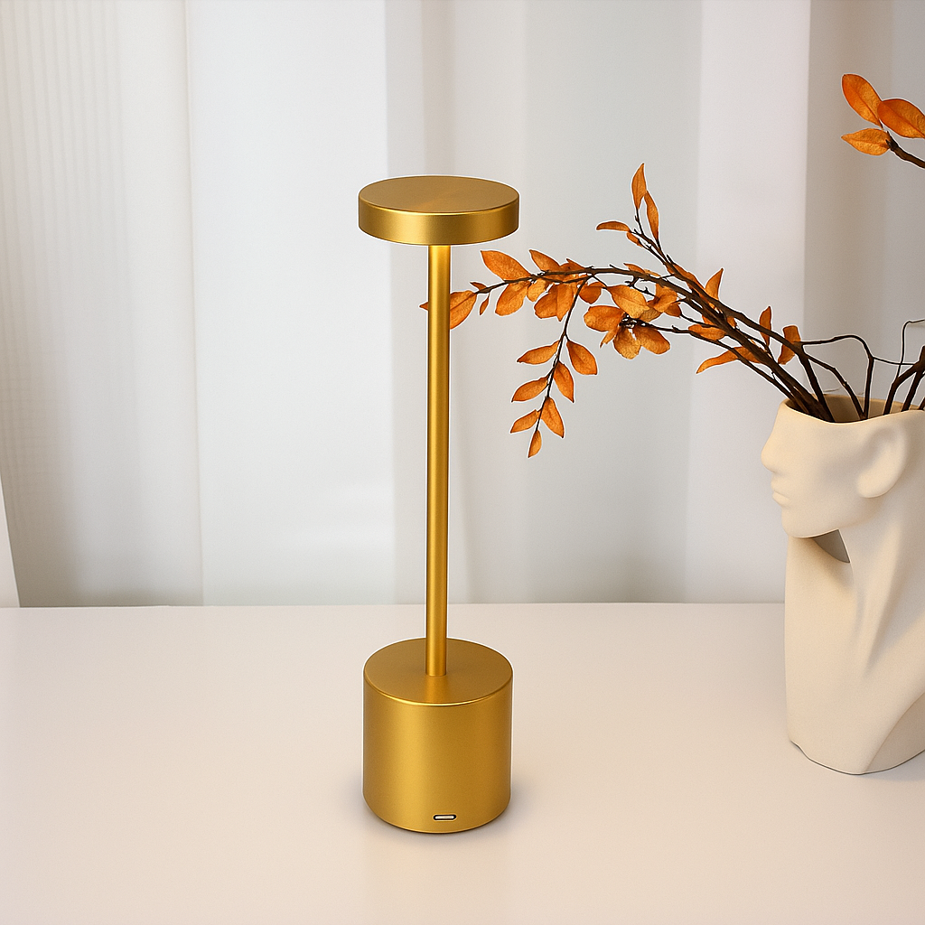 Cordless Table Lamp with Touch Dimming Design