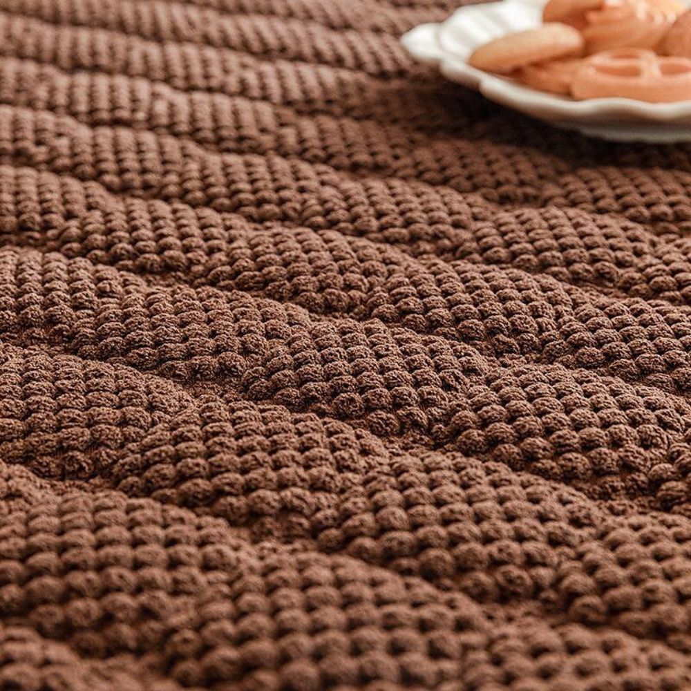 Corduroy Sofa Seat Cover with Padded Comfort