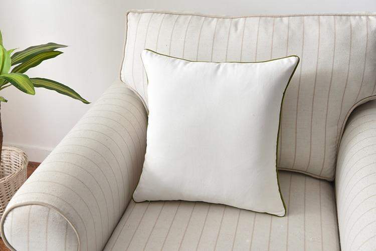 Embroidered Nature Decorative Pillow