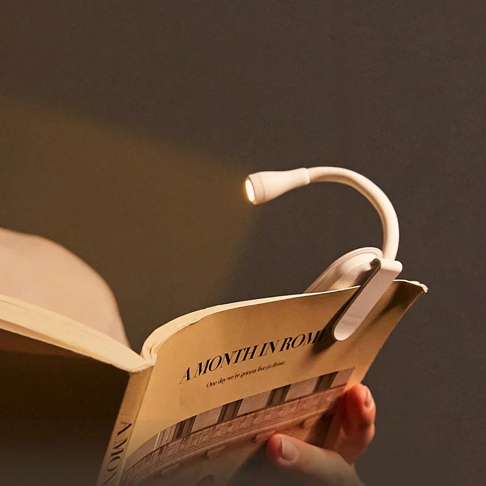 Flexible Clip On Night Lamp with USB LED Light