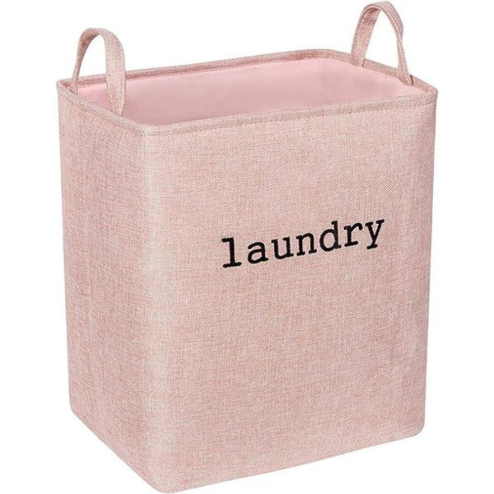 Foldable Fabric Laundry Basket with Handles