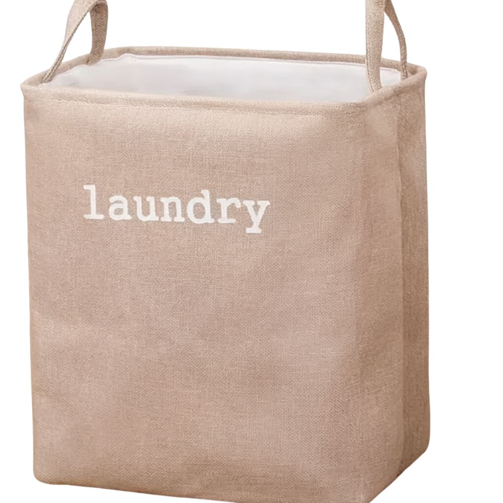 Foldable Fabric Laundry Basket with Handles