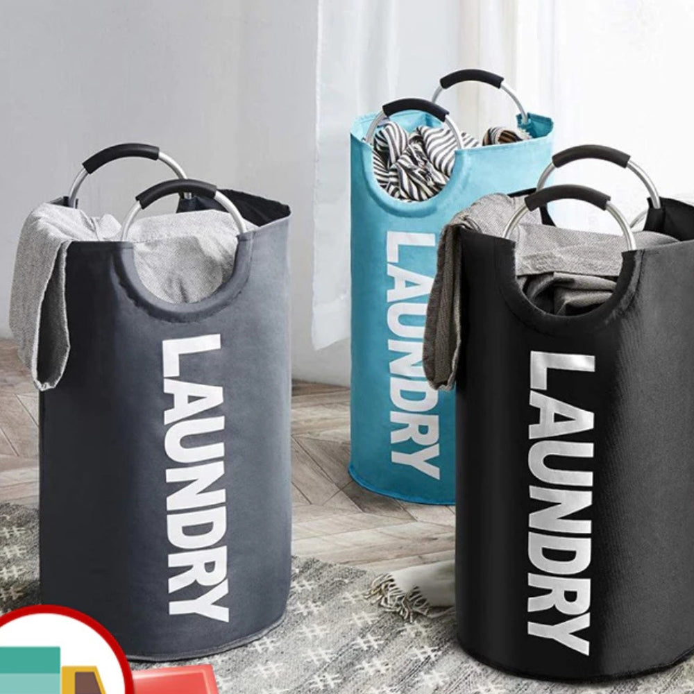 Foldable Oxford Laundry Basket with Handles