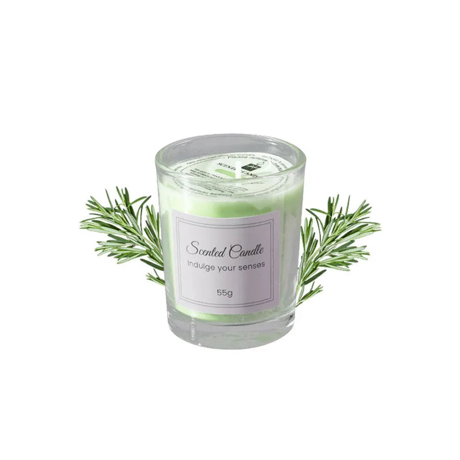 Handmade Soy Candle Gift with Glass Jar