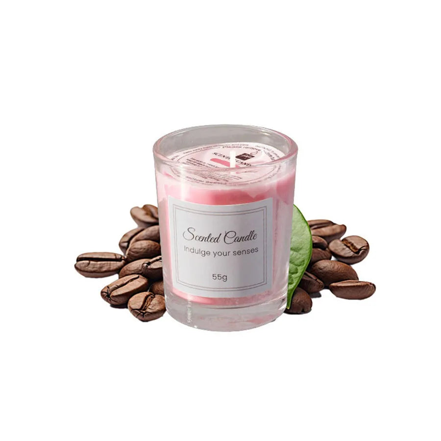Handmade Soy Candle Gift with Glass Jar