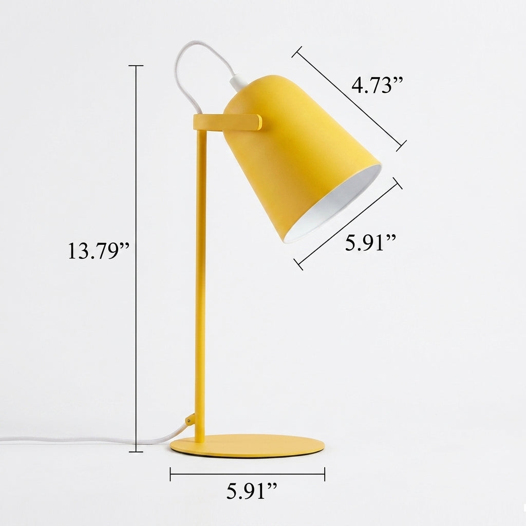 Iron Cone Table Lamp with Minimalist Design